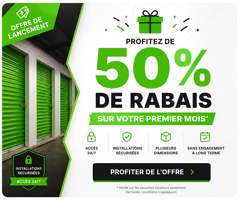 50% de réduction le premier mois